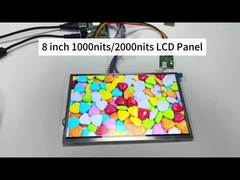 صفحه LCD روشنای بالا 8 اینچ 2000 نیت HD BOE Industrial Display