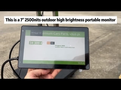 دوربین مانیتور خارجی درخشان 7 اینچ قابل حمل 1080P آلومینیوم آلیاژ