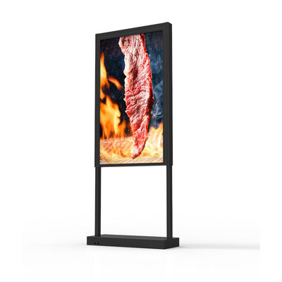 خرید 55' Ultra Bright LCD Double-Sided Digital Signage Display 10 نقطه لمس ظرفیت online manufacture
