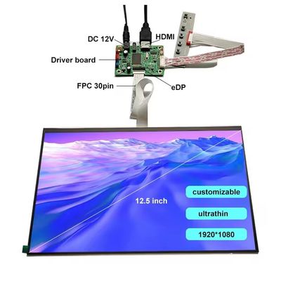 خرید 12.5 اینچ Ultra Thin TFT LVDS Sunlight LCD Display نوت بوک مانیتور موبایل online manufacture