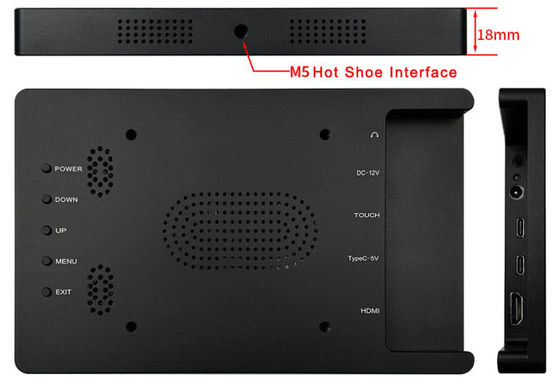خرید دوربین مانیتور خارجی درخشان 7 اینچ قابل حمل 1080P آلومینیوم آلیاژ تولید آنلاین