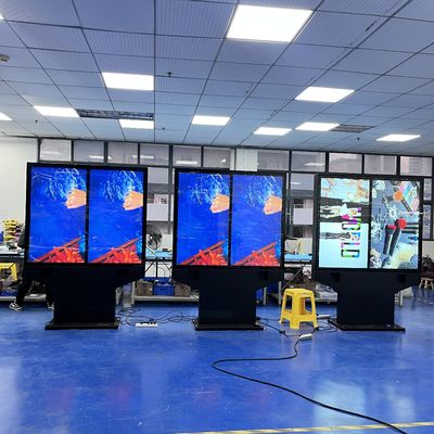 خرید 55-Inch Dual-Screen Side-By-Side Outdoor Waterproof High Brightness KFC / McDonald'S Menu Boards تولید آنلاین