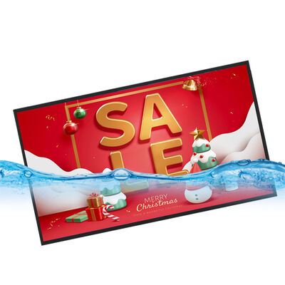 خرید 55 اینچ IP67 ضد آب 4000 cd / m2 روشنایی دستگاه تبلیغاتی LCD در فضای باز برای سیگنال های دیجیتال تولید آنلاین