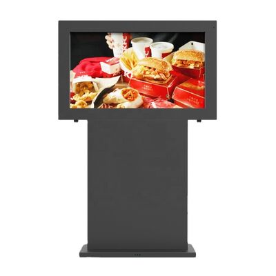 خرید تابلوی دیجیتال فضای باز ضد آب IP65 با صفحه نمایش LCD 55 اینچی و روشنایی 3000 نیت دستگاه تبلیغاتی تولید آنلاین