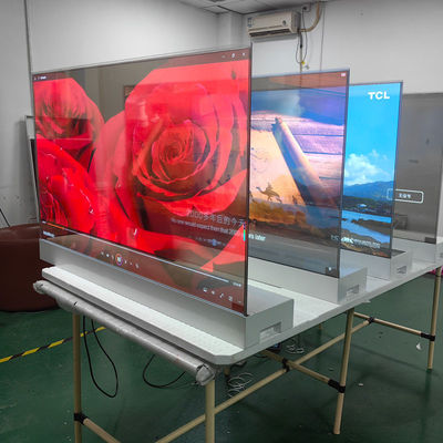 55 اینچ کنتراست 64x32 سفید آبی صفحه نمایش OLED نمایشگر تلویزیون هوشمند