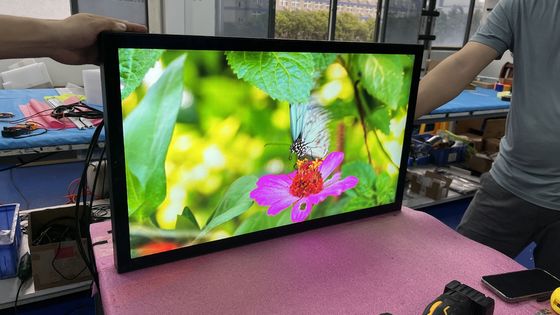 صفحه نمایش دیجیتال LED در فضای باز تبلیغات صنعتی توتم 32 اینچ OEM