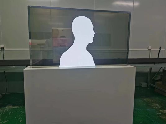 55 اینچ مانیتور شفاف OLED پانل لمسی بالا بردن مکانیکی