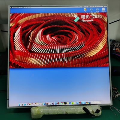 صفحه نمایش هنر مربع 3G / 4G / WIFI / Ethernet نمایشگاه دیجیتال ایستاده رایگان و صفحه نمایش لمسی اختیاری