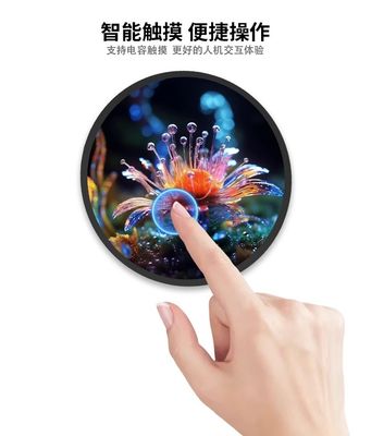 23صفحه نمایش های دیجیتال داخلی 6 اینچ LCD 1280*1280 Smart Round HDMI Monitor