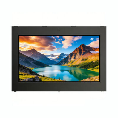 تلویزیون فضای باز ضد آب 65 اینچی IP65 با رزولوشن 4K و سیستم عامل اندروید 11 برای استفاده تجاری