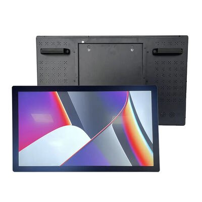 تابلوی دیجیتال LCD 32 اینچی 2K با روشنایی 2500 نیت، لمس خازنی 10 نقطه‌ای و خوانایی در نور خورشید برای تبلیغات فضای باز