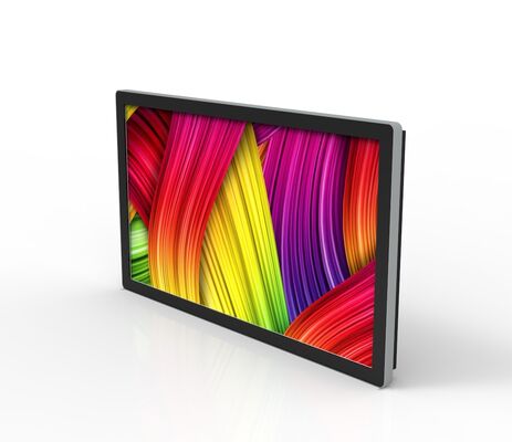 32 اینچ روشنایی بالا 2000nits مانیتور لمسی صنعتی بیرونی با رابط USB برای علامت گذاری دیجیتال ضد آب